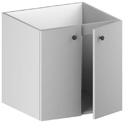 FLOATING BATHROOM VANITY. 2 doors